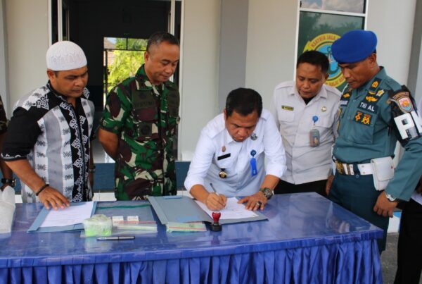 Serah terima Barang Temuan Narkotika 1000 Butir Pil Ekstasi Oleh Lanal TBA kepada BNNK Tanjungbalai